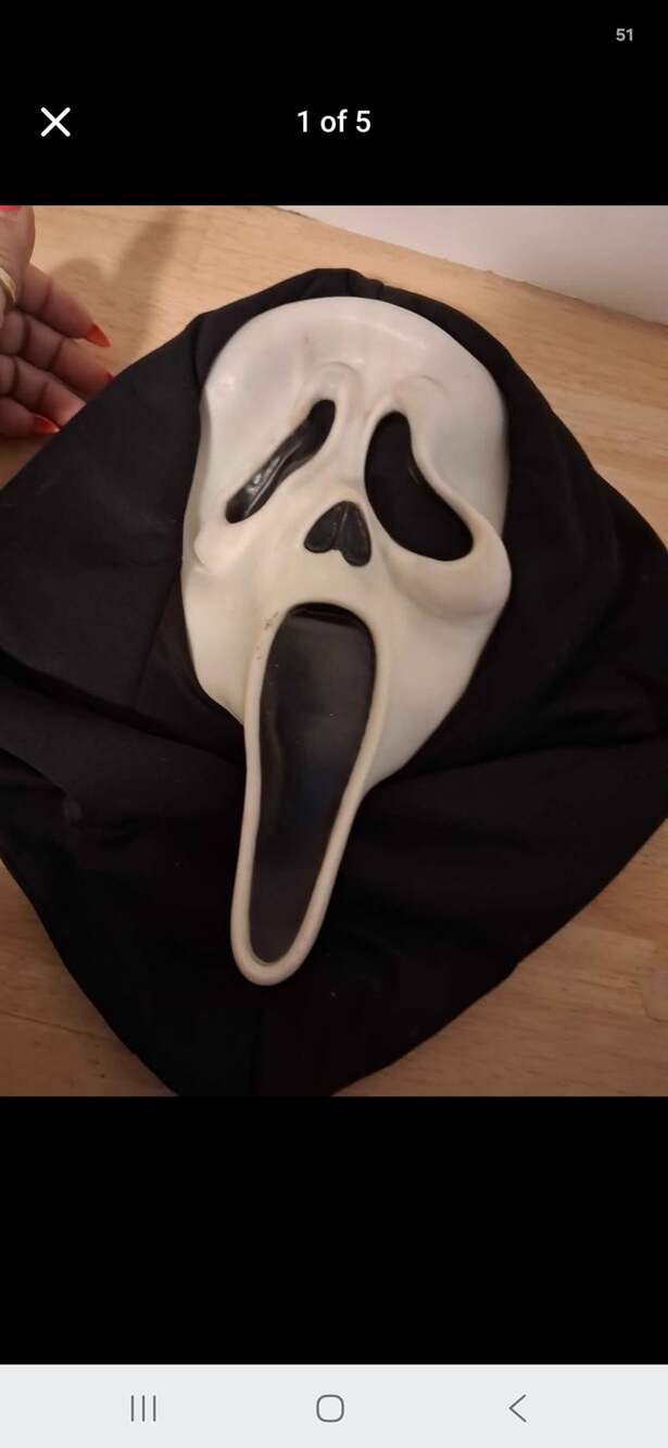 Eastern Unlimited vintage Scream Halloween Mask costume cosplay horror